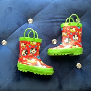Mickey rain boots